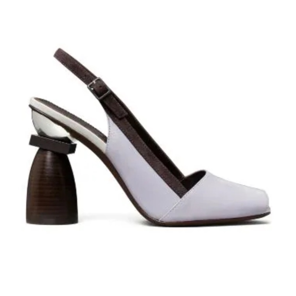 Tory Burch Marquetry Block Heel